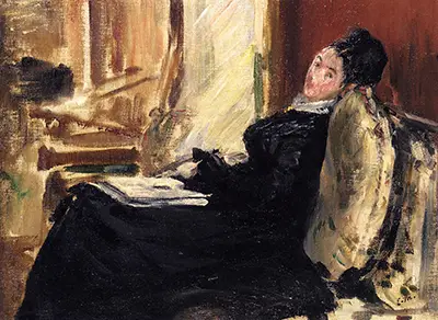 Young Woman with a Book Edouard Manet